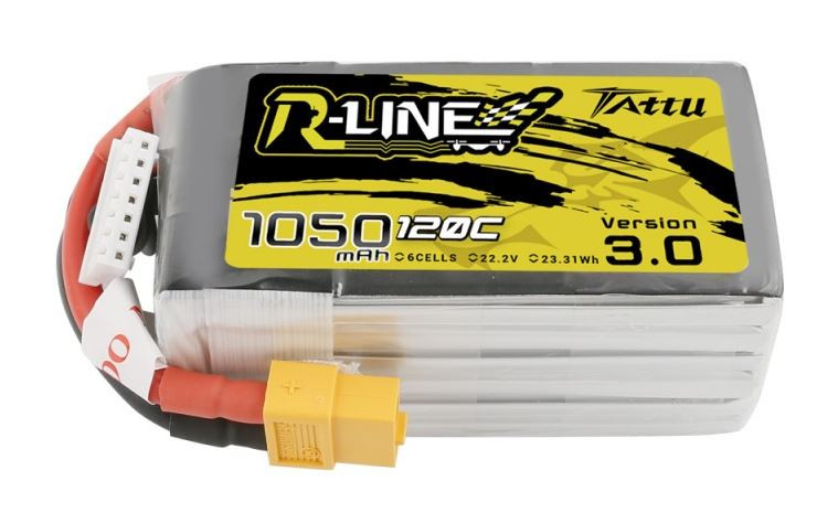 Gens Ace & TATTU Akumulator Tattu R-Line 1050mAh 120C 22.2V 6S1P XT60