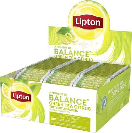 Lipton LIPTON CLASSIC GREEN TEA CITRUS 100 KOPERT 16113201 16113201 (8720608023080) piederumi kafijas automātiem