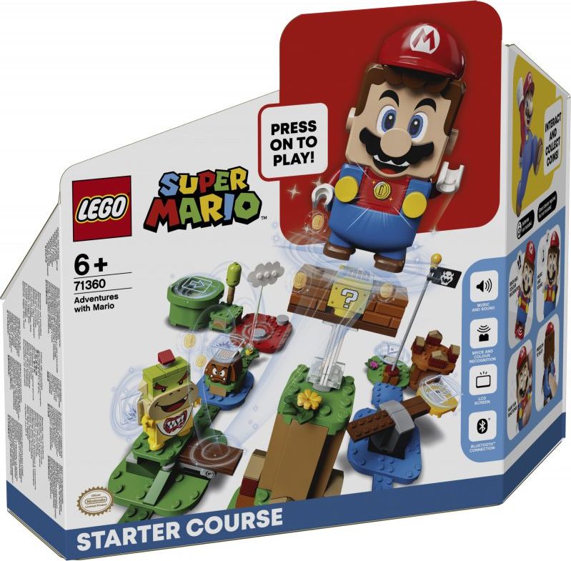 LEGO Super Mario 71360 Advent.with Mario Starter Course LEGO konstruktors