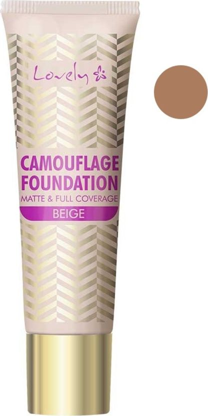 Lovely Camouflage Foundation Matt & Full Coverage 4 Beige 25g 5901801650010 (5901801650010) tonālais krēms