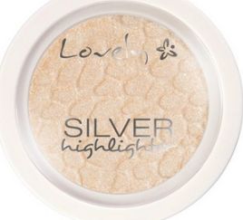 Lovely LOVELY_Silver Highlighter rozswietlajacy puder do twarzy 5901801607274 (5901801607274) kosmētika ķermenim