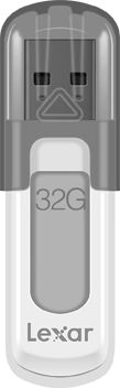 Lexar Flash drive JumpDrive V100 32 GB, USB 3.0, Grey LJDV100-32GABGY USB Flash atmiņa