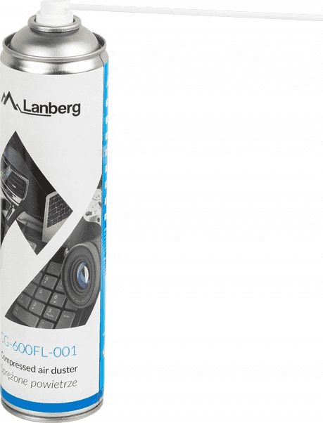 Lanberg CG-600FL-001 600 ml, Compressed gas Air Duster tīrīšanas līdzeklis