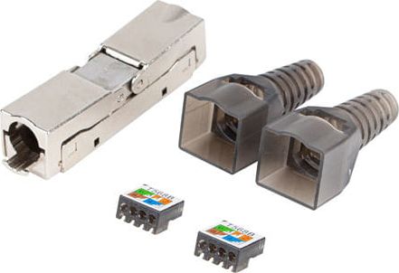 LANBERG 2x RJ-45 FTP cat 6A plug 8P8C tīkla iekārta