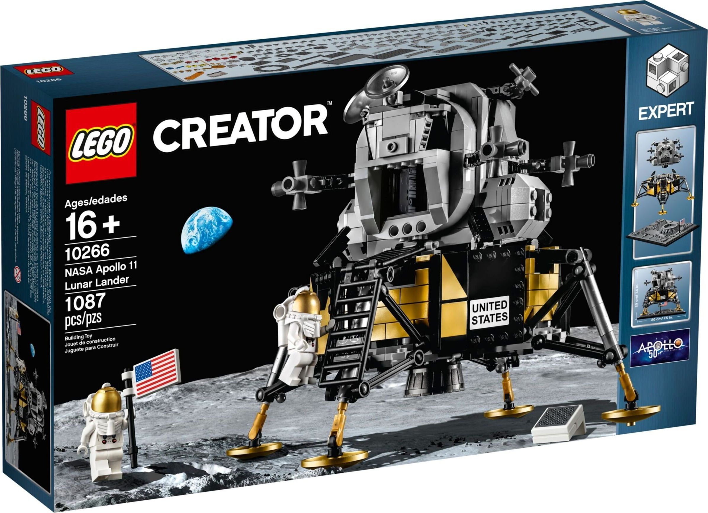 LEGO Creator 10266 NASA Apollo 11 Lunar Lander LEGO konstruktors