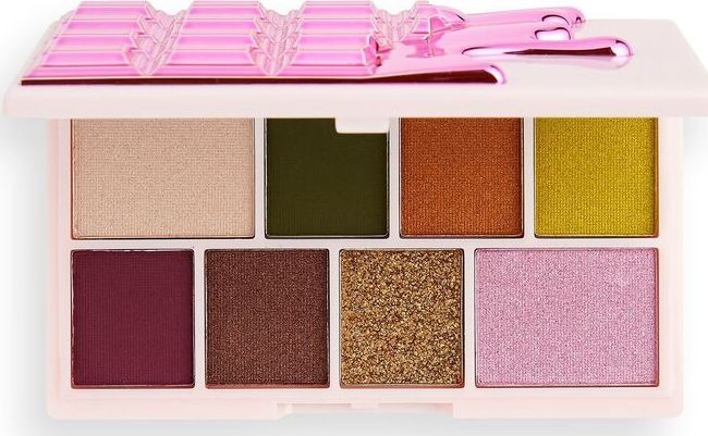 Makeup Revolution I Heart Chocolate Paleta cieni do powiek Mini Turkish Delight 738299 (5057566228299) ēnas