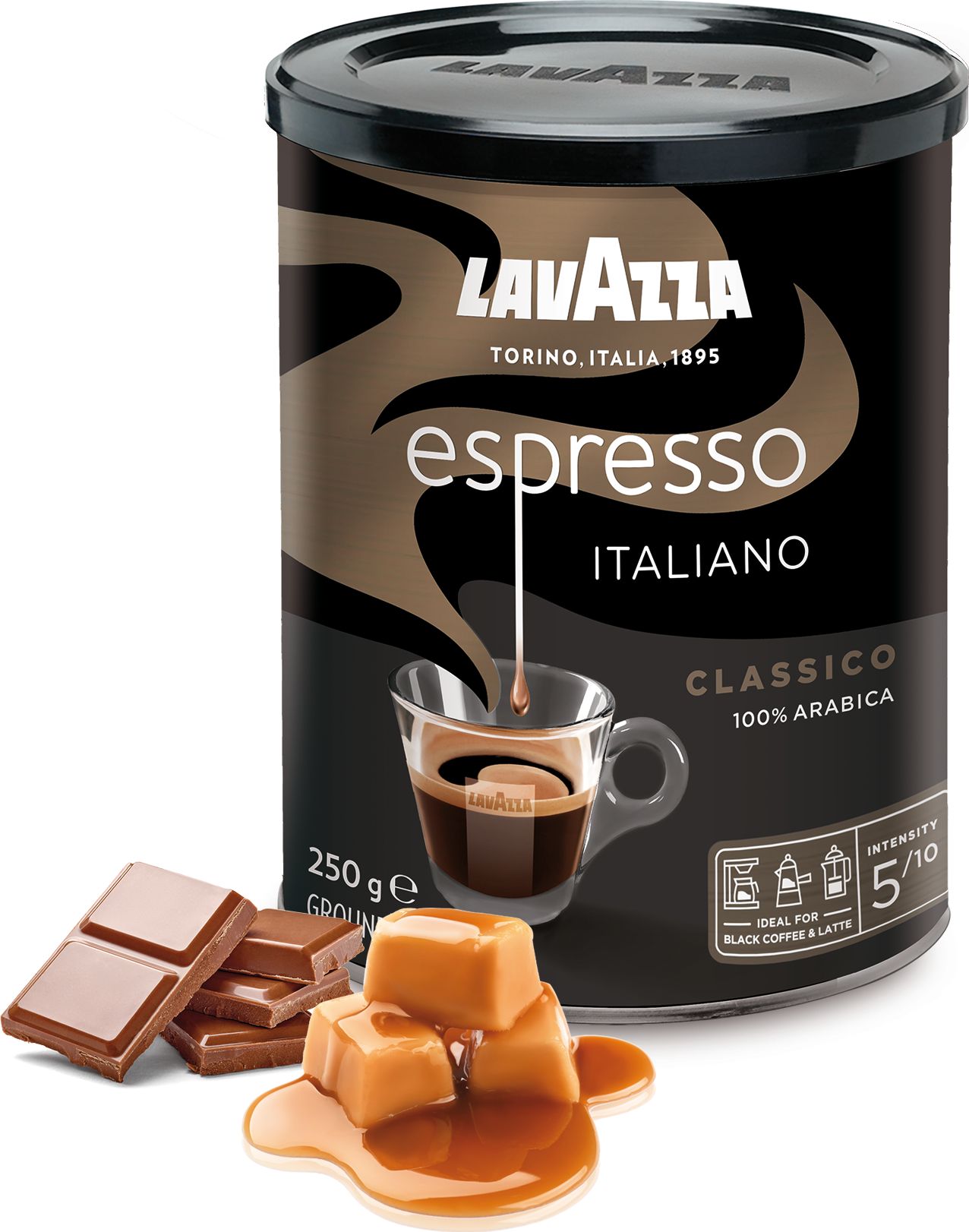 Kawa mielona Lavazza Espresso Italiano 250 g 6590626 (8000070012875) piederumi kafijas automātiem