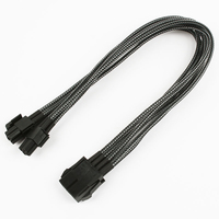 Kabel Nanoxia EPS Verlangerung, 30 cm, Single, carbon kabelis datoram