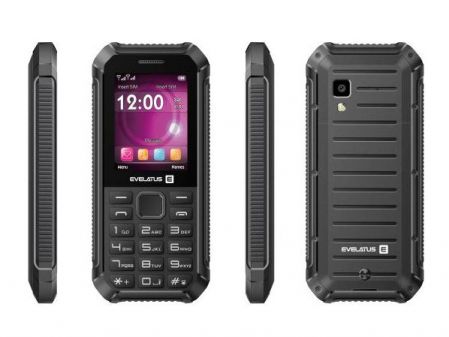 Evelatus Samson Dual Sim Black (LAT, RUS, ENG) Mobilais Telefons