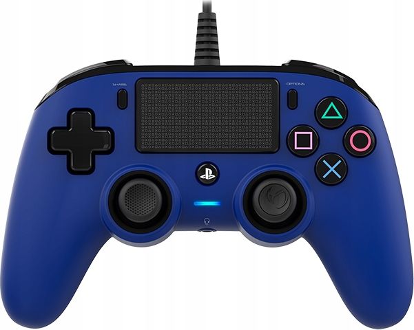 NACON PS4 Pad przewodowy Compact - niebieski spēļu konsoles gampad