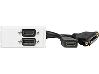 VivoLink  Outlet Panel Displayport+HDMI v1.4 kabelis, vads
