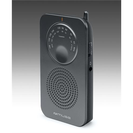 Muse Pocket radio M-01 RS Black radio, radiopulksteņi