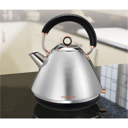 Morphy richards Rose Gold 102105 Standard kettle, Stainless steel, Brushed, 3000 W, 1.5 L, 360° rotational base 5011832058881 Elektriskā Tējkanna