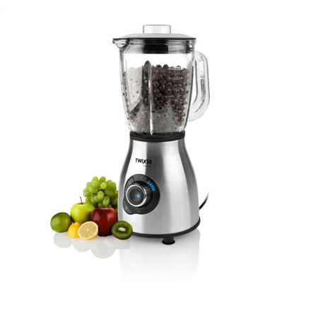 ETA TWIXER Blender ETA601190000 Stainless steel, 1000 W, High-quality glass, which resists temperature up to 90 ° C, 1.75 L, Ice crushing, Virtuves piederumi