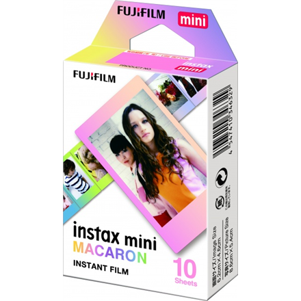 Fujifilm Instax Mini Macaron Instant Film Quantity 10, 86 x 54 mm foto papīrs