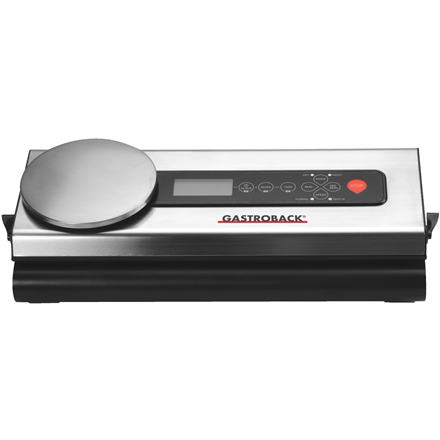 Gastroback Vacuum sealer with scale  46012 Stainless steel/ black, 110 W Virtuves piederumi