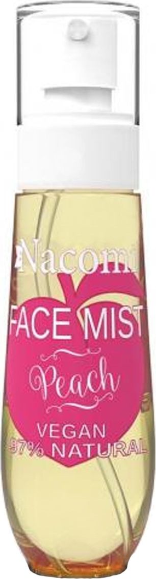 Nacomi Face Mist Vegan Natural Peach mgielka do ciala i twarzy o zapachu Brzoskwini 80ml 5902539710335 (5902539710335) kosmētikas noņēmējs