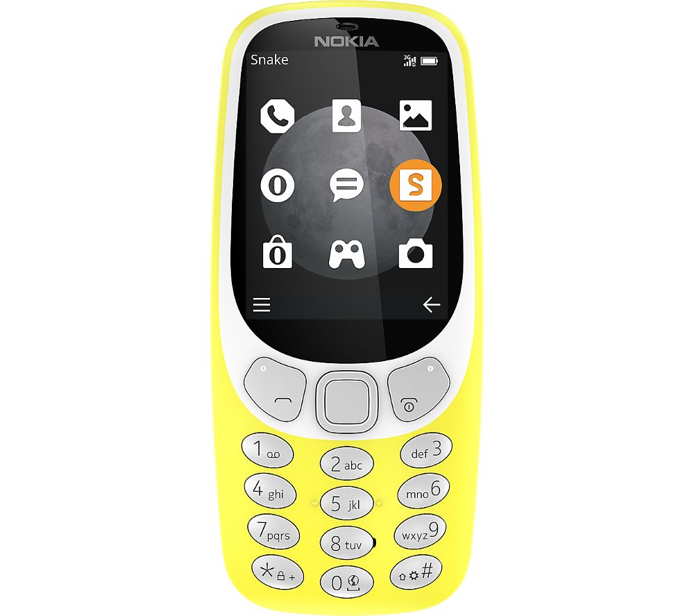 Nokia 3310 Yellow ENG Mobilais Telefons