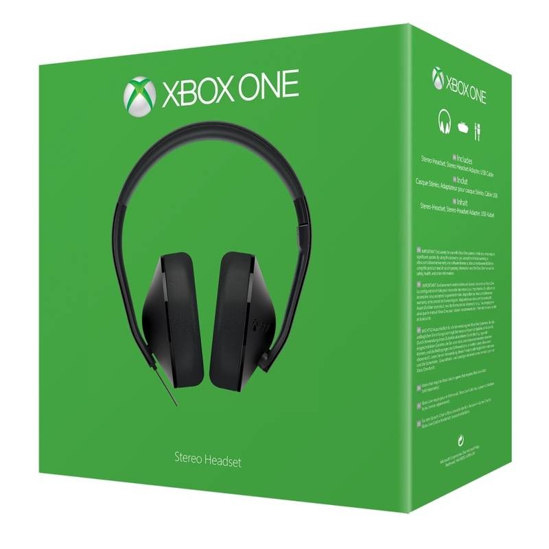 spēļu aksesuārs S4V00013 Xbox ONE Stereo Headset Black S4V00013 Microsoft