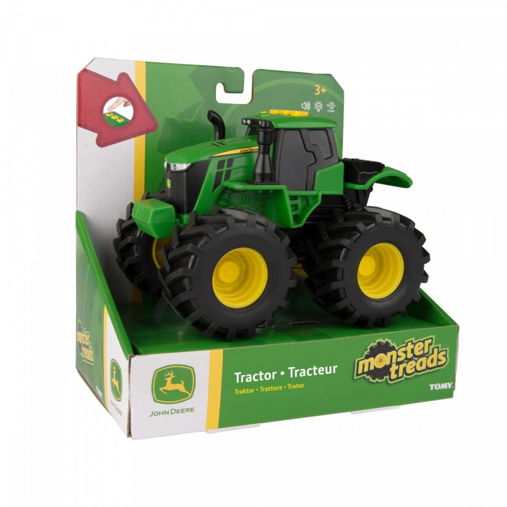 John Deere tractor Monster Sond and light Rotaļu auto un modeļi