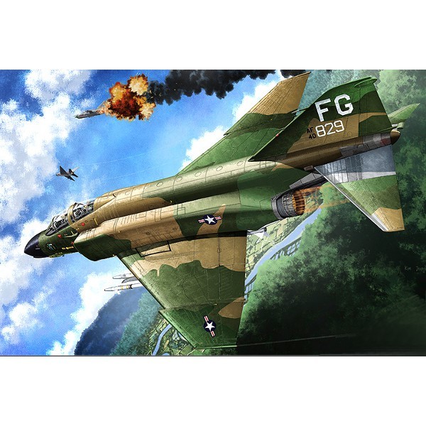 ACADEMY F-4C Phantom Vie tnam War Rotaļu auto un modeļi
