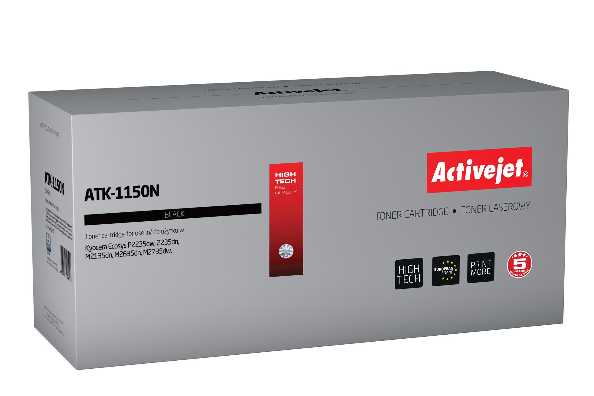 Activejet toner for Kyocera TK-1150 new ATK-1150N toneris