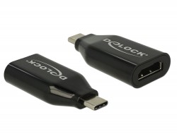 DeLOCK Adapter Type HDMI Rifle - Alt Mode) 4K 60 Hz USB kabelis