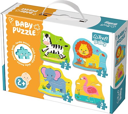 Trefl Baby Classic - Safari animals puzle, puzzle