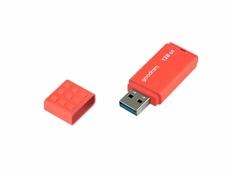 GOODRAM UME3 128GB USB 3.0 Flash Drive, orange colour USB Flash atmiņa