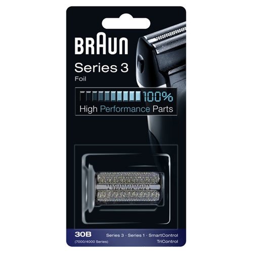 Braun 30B shaving foil for Series 4000 7000 | black matu, bārdas Trimmeris