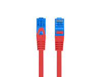 LANBERG patchcord cat.6A FTP 1m red kabelis, vads