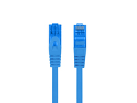 LANBERG patchcord cat.6A FTP 0.5m blue kabelis, vads