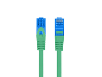 LANBERG patchcord cat.6A FTP 2m green kabelis, vads