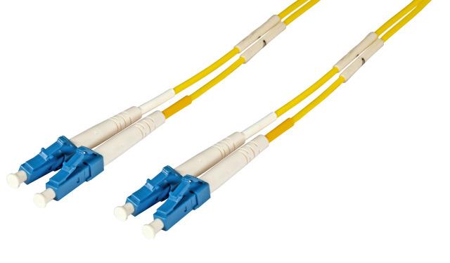 EFB Fiber patch cable LC-LC 9/125 OS2 LSZH duplex singlemode 2m, 2mm diameter kabelis, vads