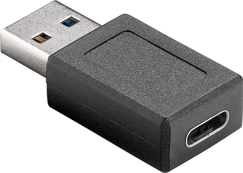 SIWA SUPERSPEED ADAPTER USB-A TO C BLACK USB 3.0