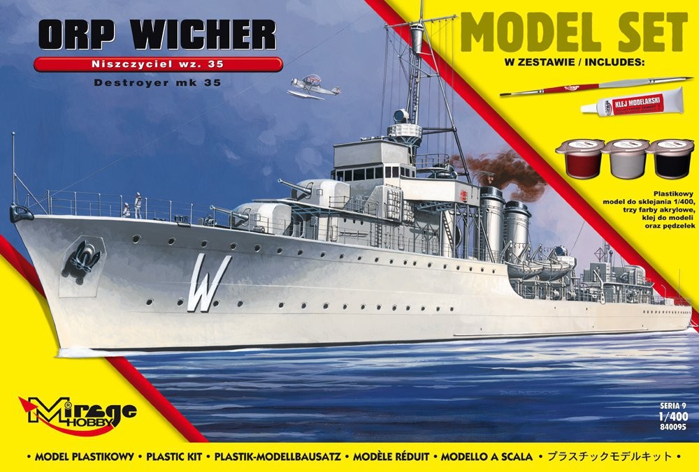 ORP 'Wicher' wz.35 [Polish Destroyer II WW] Rotaļu auto un modeļi