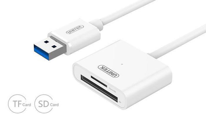 Unitek USB3.0 to microSD/SD Card Reader, Y-9321 aksesuārs portatīvajiem datoriem