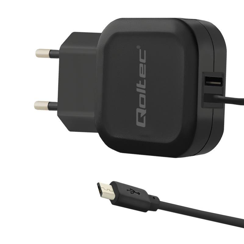 Qoltec 50189 (3400 mA; 17W; Micro USB, USB) iekārtas lādētājs