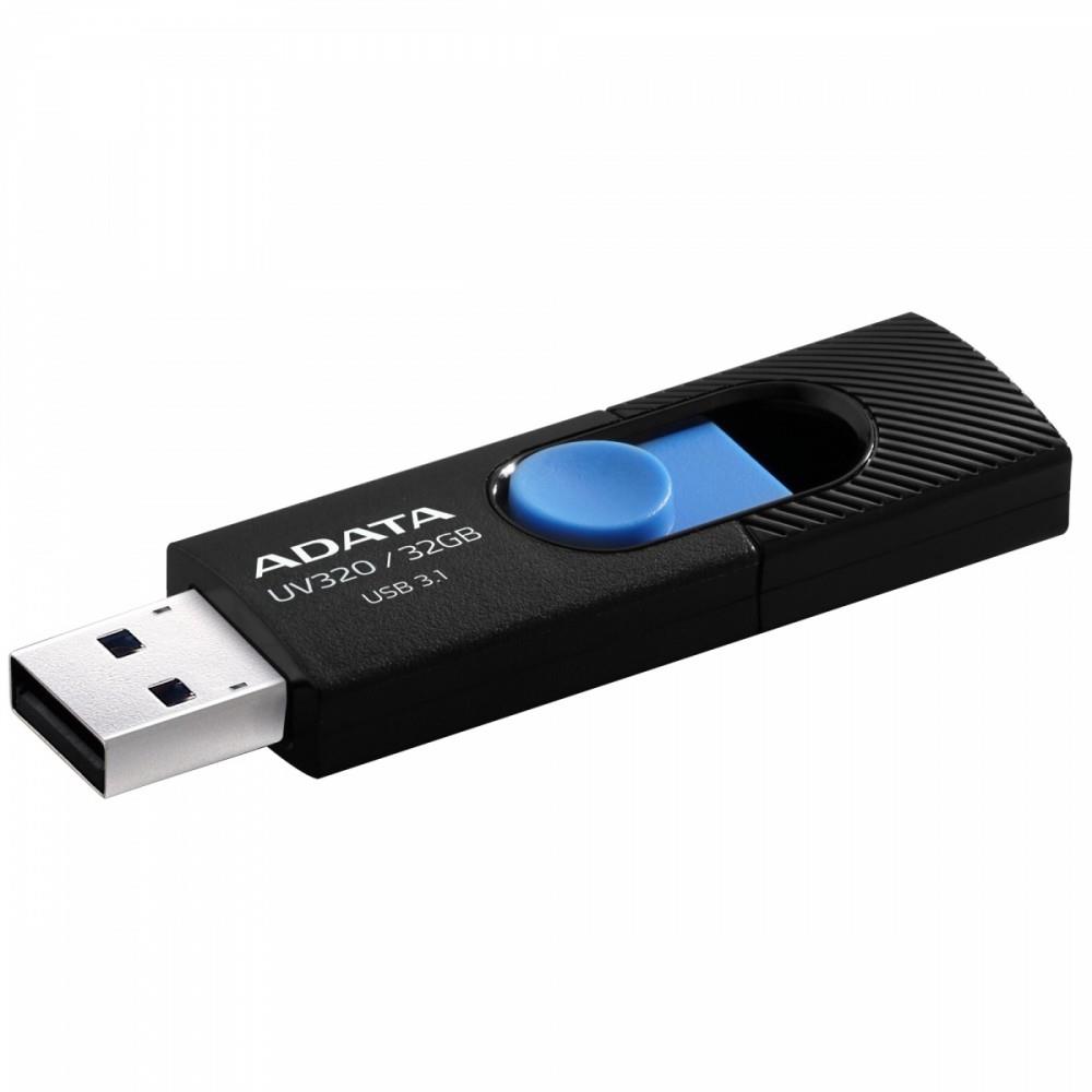 ADATA USB 3.1 Stick UV320 32GB Black/Blue USB Flash atmiņa