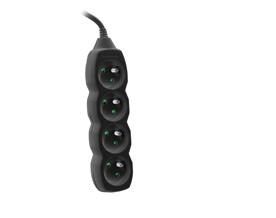 Power strip Power Watch 3 m black (4 sockets) UPS aksesuāri