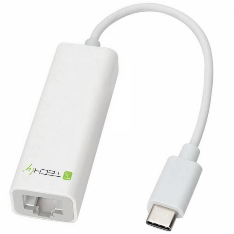 Techly USB C 3.1 to Gigabit Ethernet RJ45 adapter
