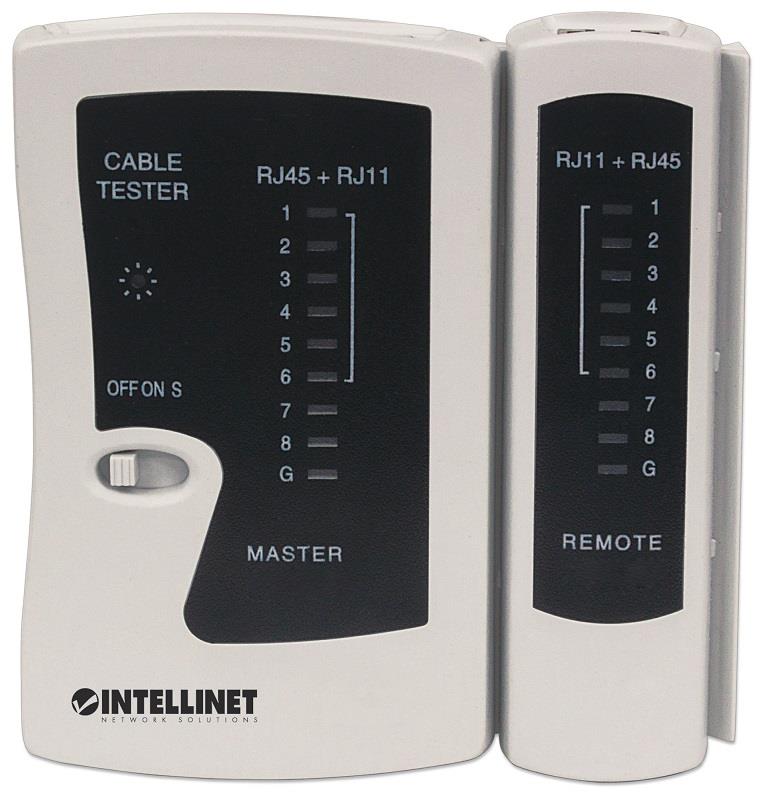 Intellinet Cable tester RJ45 / RJ12 / RJ11 adapteris