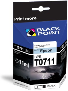 Ink Black Point BPET0711 | Black | chip | 13ml | Epson T0711