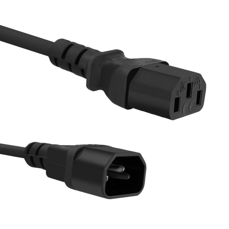 Qoltec Power cable for UPS | C13 / C14 | 1,8m Barošanas kabelis