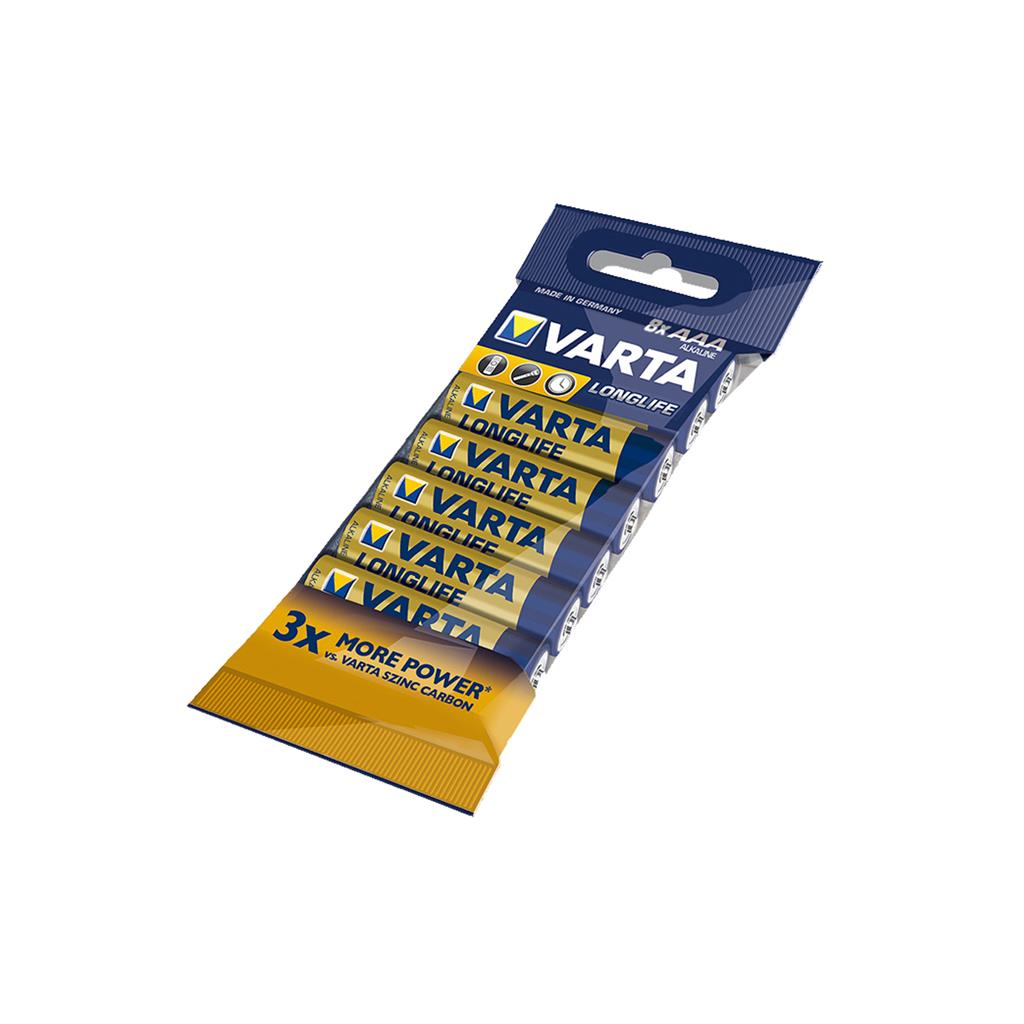 VARTA Alkaline batteries R3 (AAA) 8pcs longlife Baterija