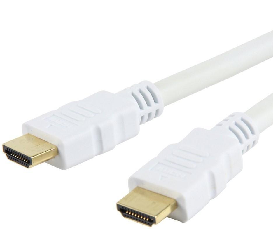 Techly Monitor cable HDMI-HDMI M/M 1.4 Ethernet 3D 4K, 3m, white kabelis video, audio