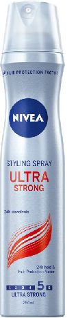 Nivea Hair Care Styling Lakier do wlosow Ultra Strong 250 ml 0186803 (4005808260188)