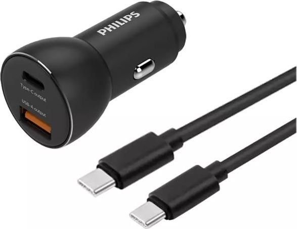 Ladowarka Philips 1x USB-A 1x USB-C 3 A  (DLP2521C/00) DLP2521C/00 (4895229103672) iekārtas lādētājs