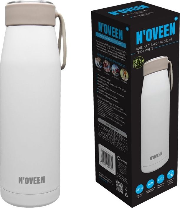 Noveen Butelka Termiczna NOVEEN TB301 White 550 ml TB301 (5902221621635) termoss