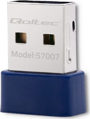 Qoltec 57007 Wireless Mini Bluetooth USB WiFi Adapter